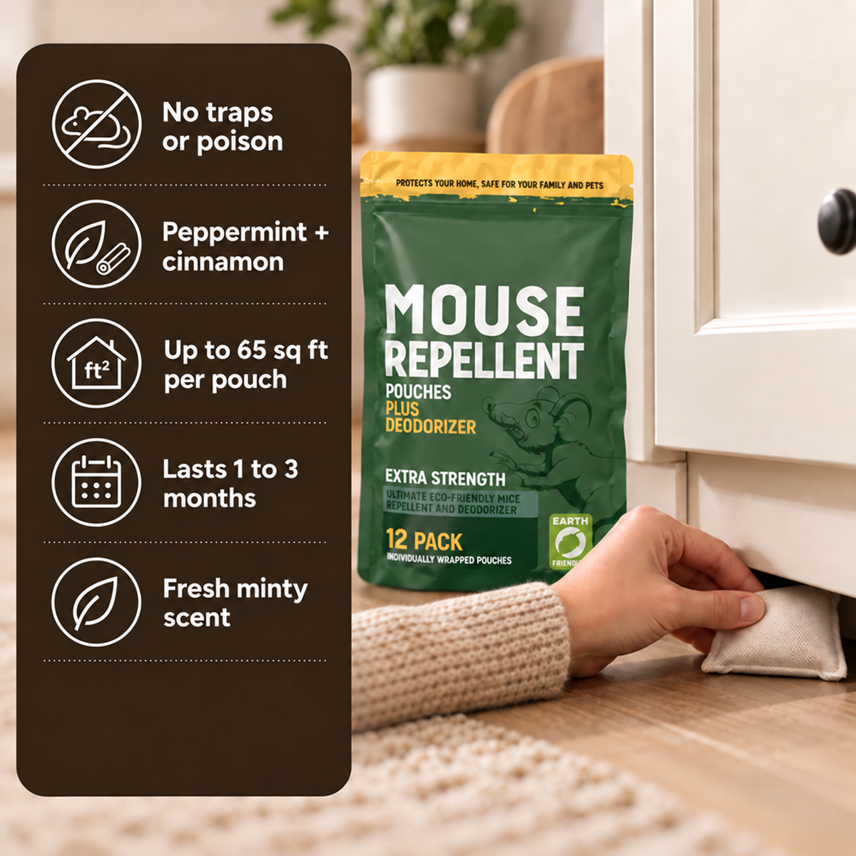 Mouse Repellent Pouches