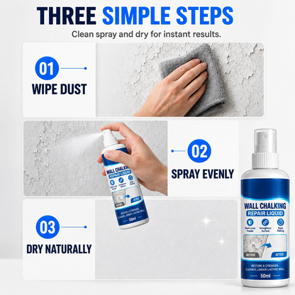 🎉 2026 HOT SALE 🏠 🧱 Wall Repair Liquid – locks chalky plaster instantly 🛠️